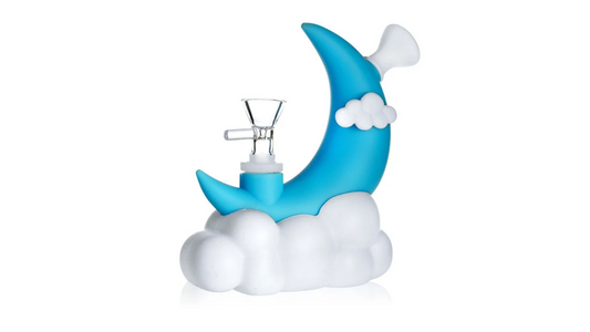 Cloudy Moon Glow-in-the-Dark B.O.N.G - Blue